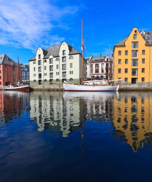 Ein schöner Blick auf Ålesund
