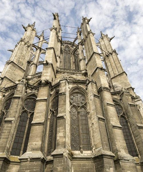 Ein schöner Blick auf Beauvais