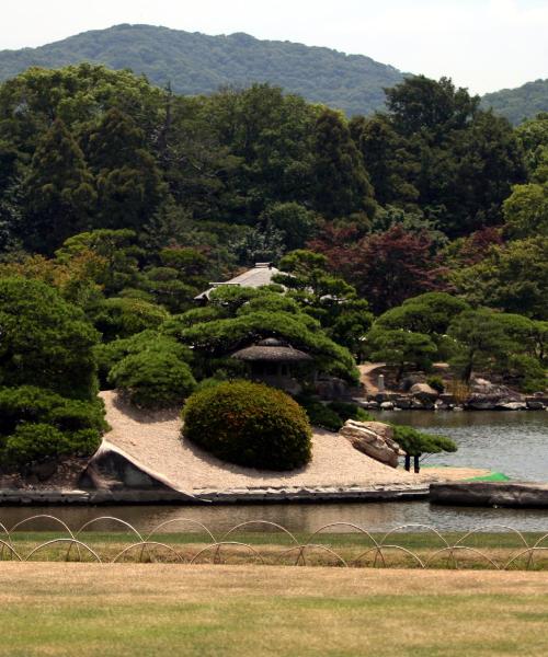 Ein schöner Blick auf Tachikawa