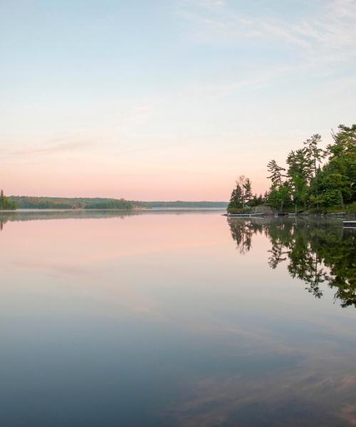 Ein schöner Blick auf Flin Flon