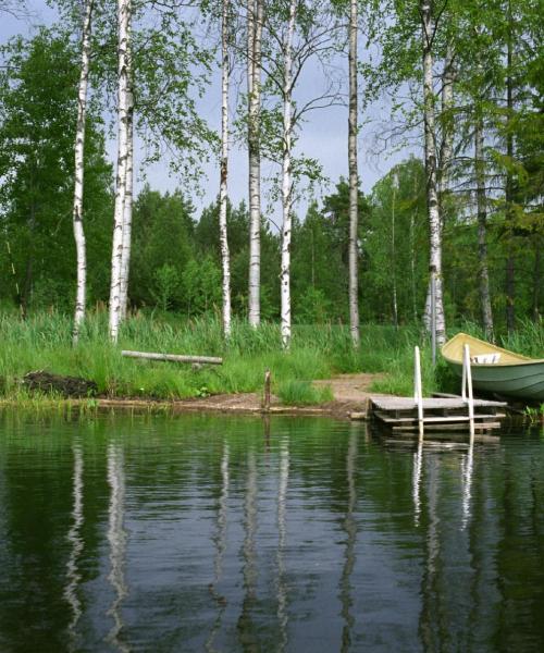 Ein schöner Blick auf Varkaus