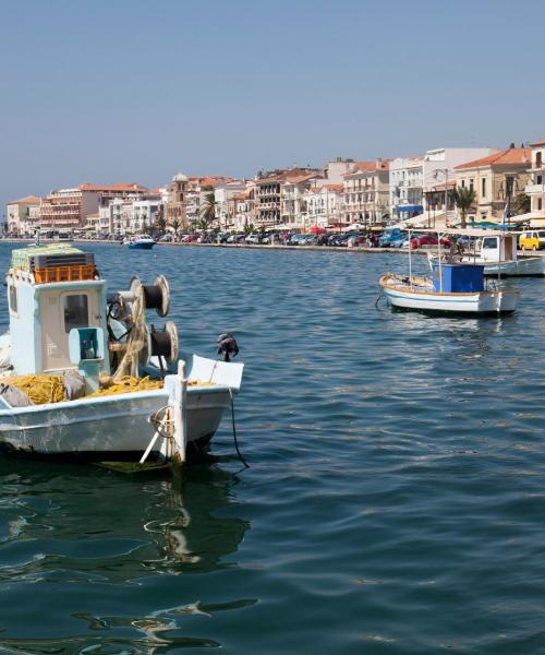 Een mooi uitzicht op Samos