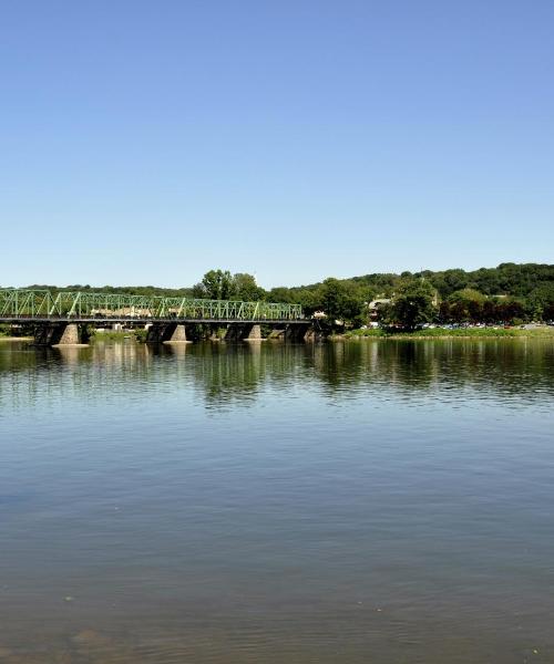 Ein schöner Blick auf Lambertville