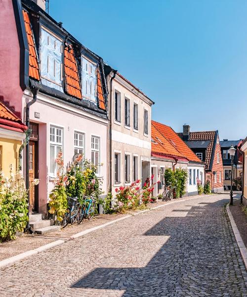 Una panoràmica bonica de Ystad
