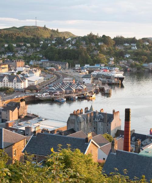 Ein schöner Blick auf Oban