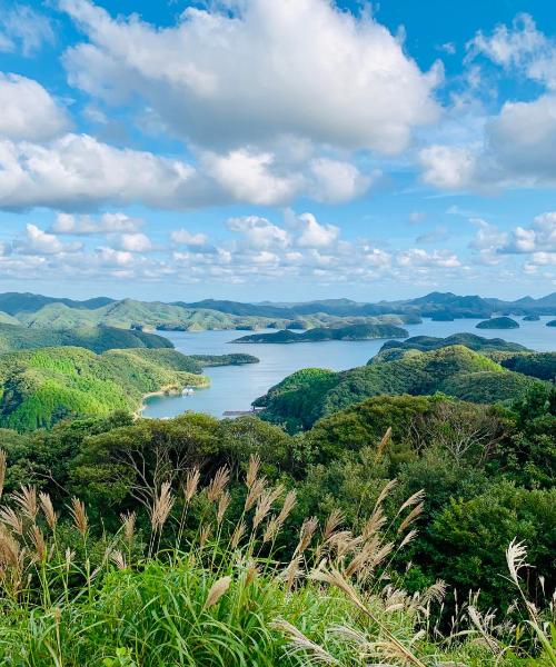 Ein schöner Blick auf Tsushima