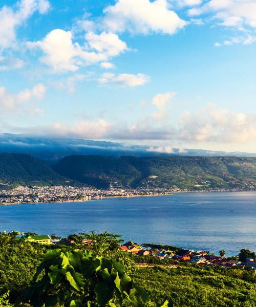 Una bellissima vista di Luwuk