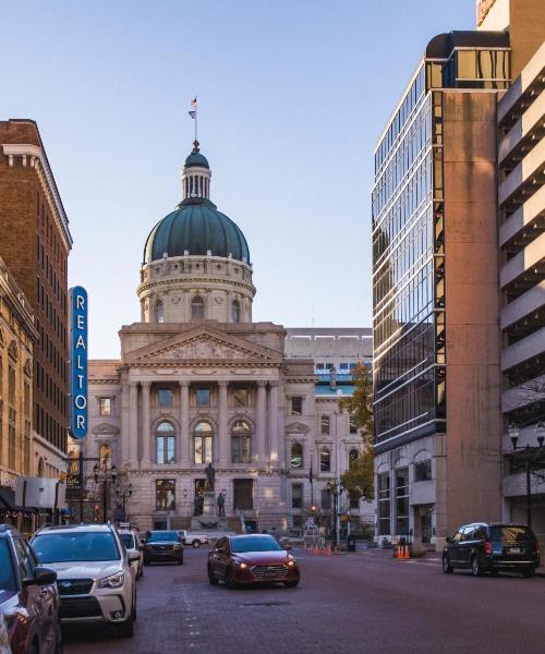 Ein schöner Blick auf Indianapolis