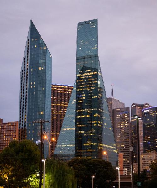 Ein schöner Blick auf Dallas