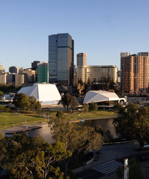 Una panoràmica bonica de Adelaide