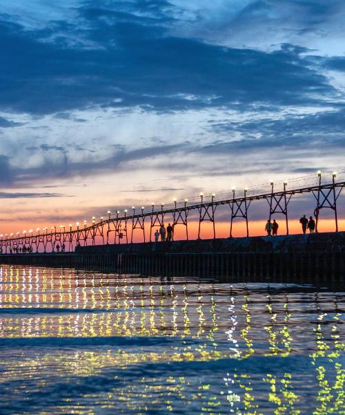 A beautiful view of Grand Haven