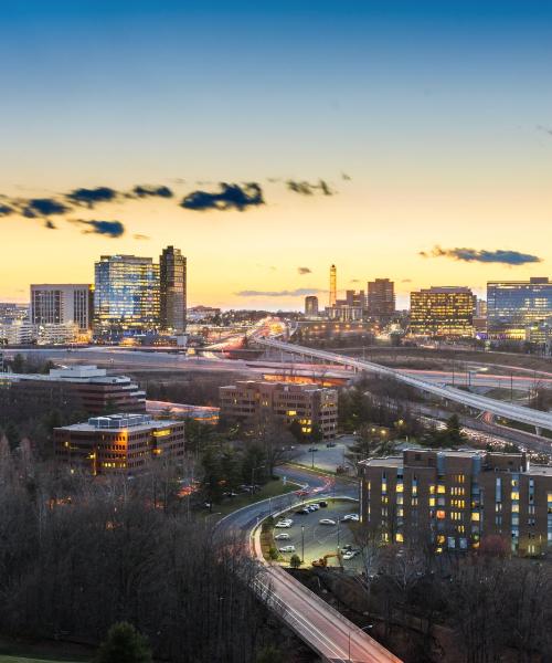 Ein schöner Blick auf Tysons Corner