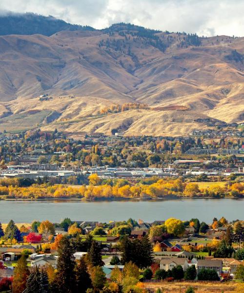 Ein schöner Blick auf Wenatchee