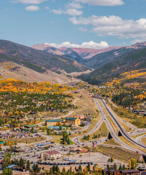 Ein schöner Blick auf Silverthorne