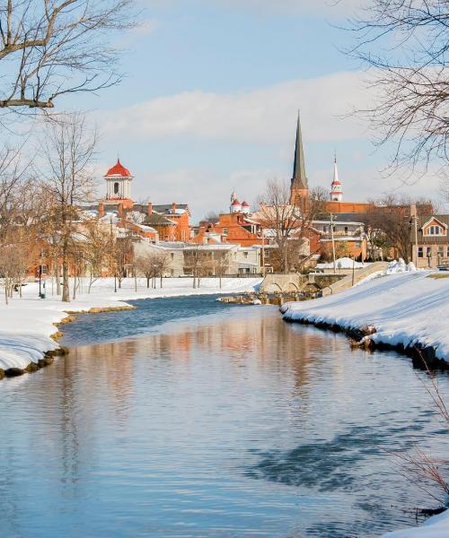 Ein schöner Blick auf Frederick
