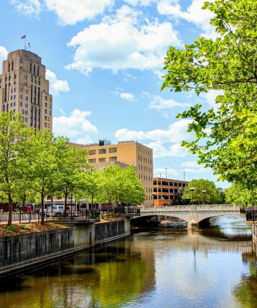 A beautiful view of Battle Creek