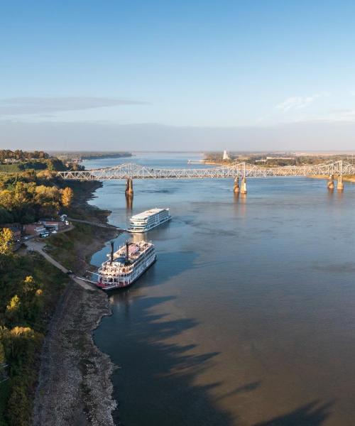 Ein schöner Blick auf Natchez