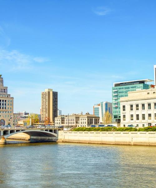Una bellissima vista di Cedar Rapids