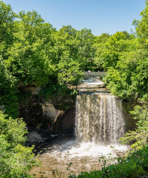 Ein schöner Blick auf Mankato