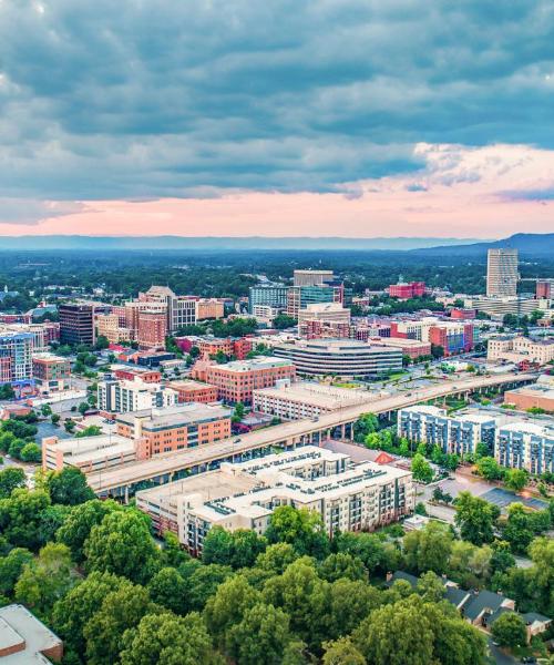 A beautiful view of Spartanburg
