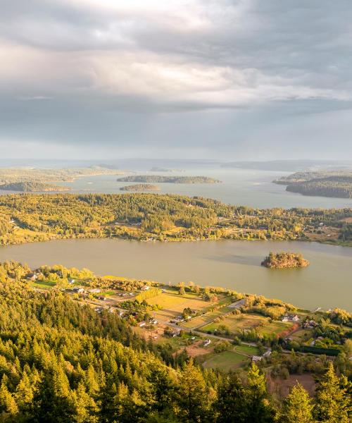 Ein schöner Blick auf Anacortes