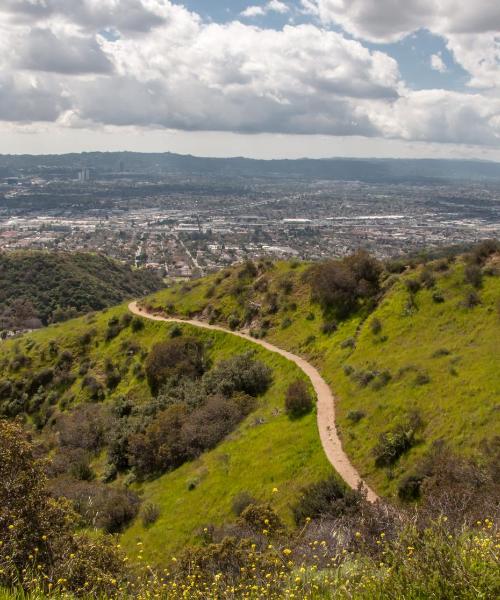 Ein schöner Blick auf Burbank