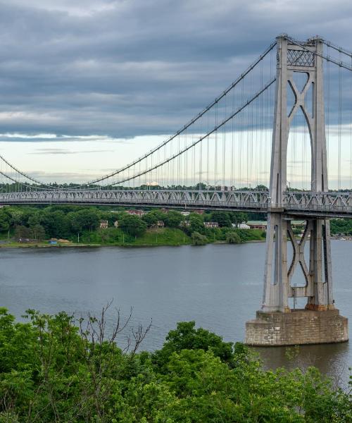 Ein schöner Blick auf Poughkeepsie