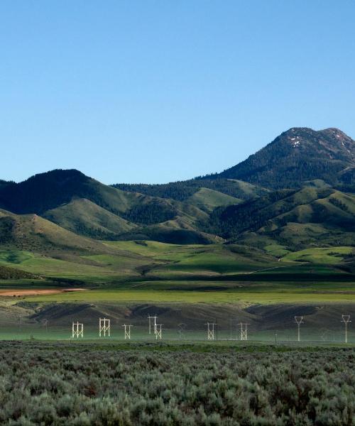 Ein schöner Blick auf Pocatello