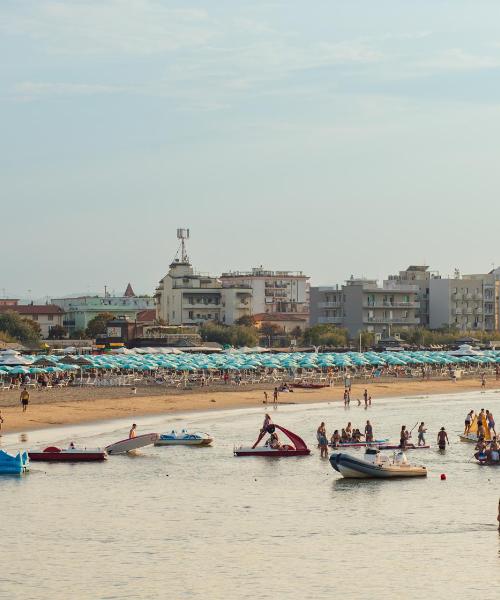 Kaunis näkymä kaupunkiin Rimini