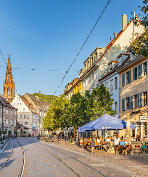 Ein schöner Blick auf Freiberg