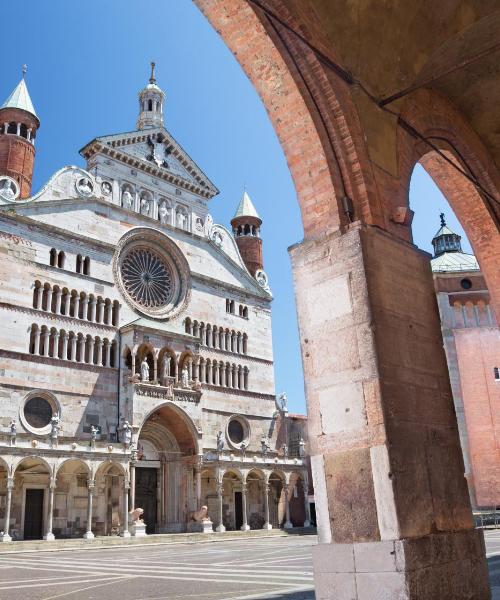 Una bellissima vista di Cremona