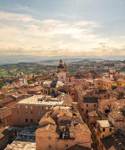 Ein schöner Blick auf Macerata