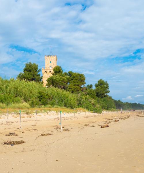 Predivan pogled na grad 'Pineto'