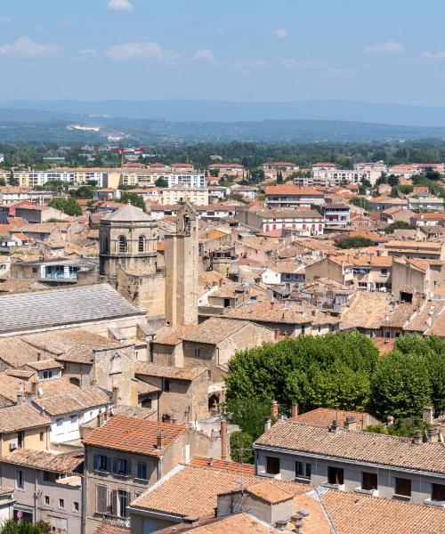 Ein schöner Blick auf Cavaillon
