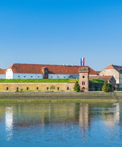 Ein schöner Blick auf Osijek