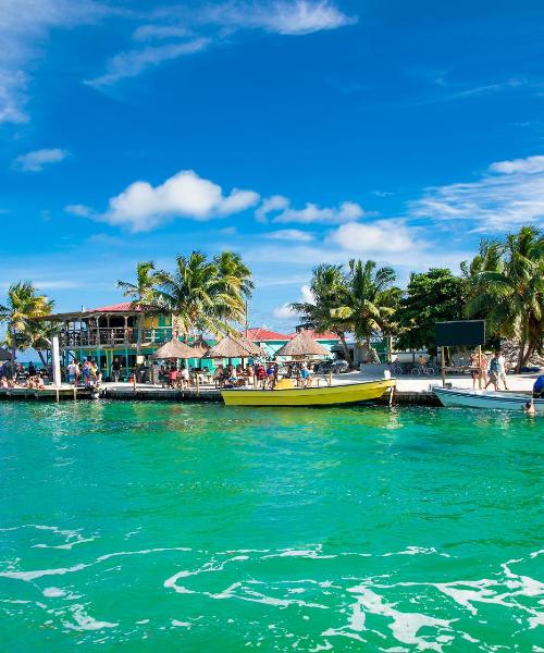 A beautiful view of Caye Caulker