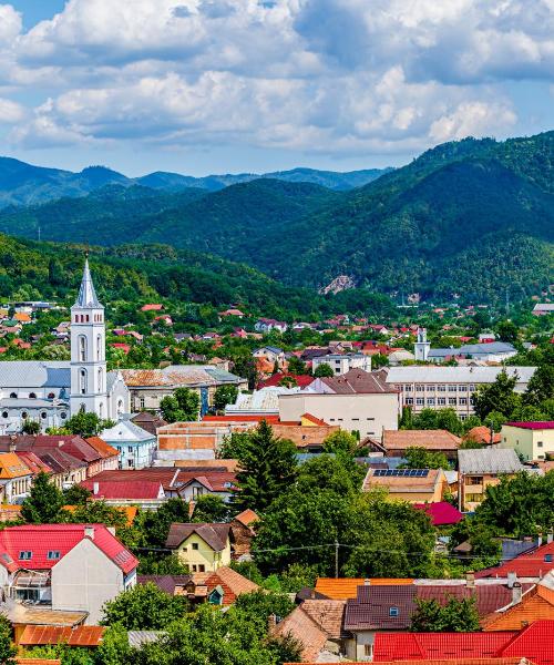Ein schöner Blick auf Baia Mare