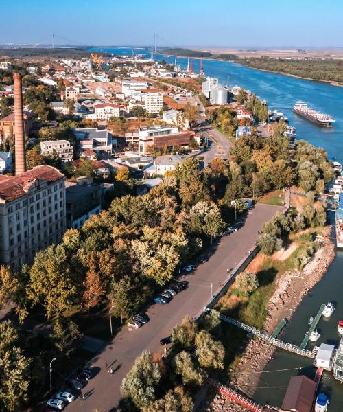 Ein schöner Blick auf Brăila