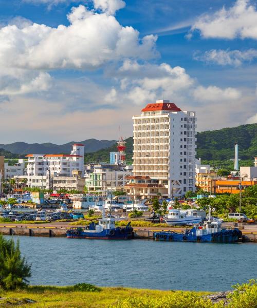 Ein schöner Blick auf Okinawa