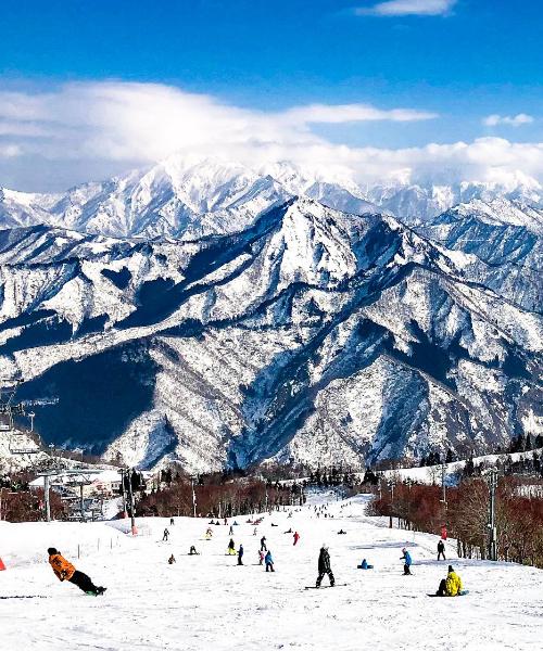 A beautiful view of Yuzawa