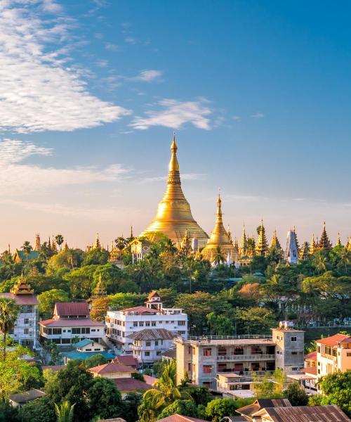 Csodás kilátás Rangun városára