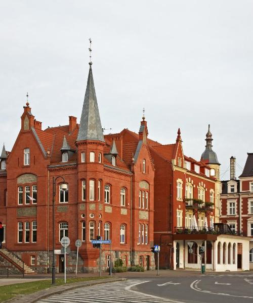 Ein schöner Blick auf Słupsk