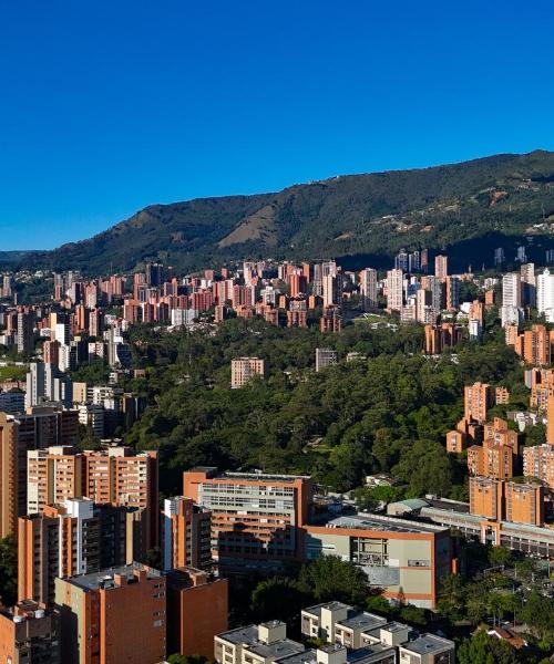 Piękny widok na miasto Envigado