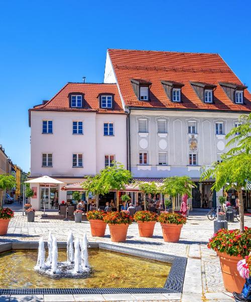 Ein schöner Blick auf Deggendorf