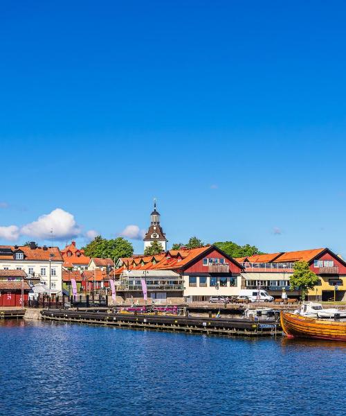 En vacker bild av Västervik