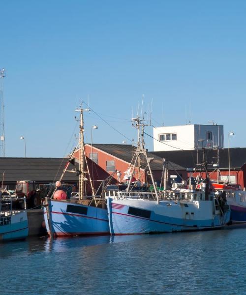 Ein schöner Blick auf Hirtshals