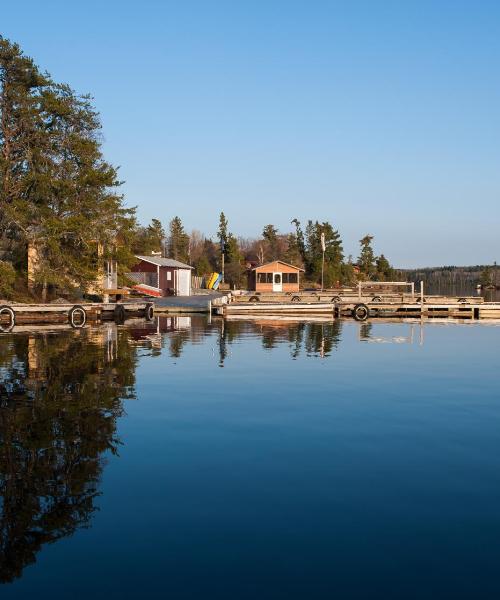 Una panoràmica bonica de Kenora