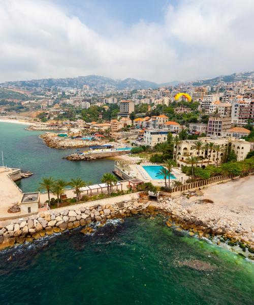 Ein schöner Blick auf Jounieh