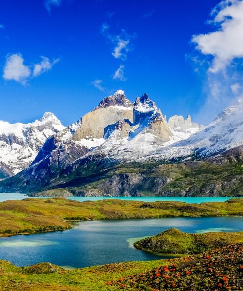 A beautiful view of Los Andes