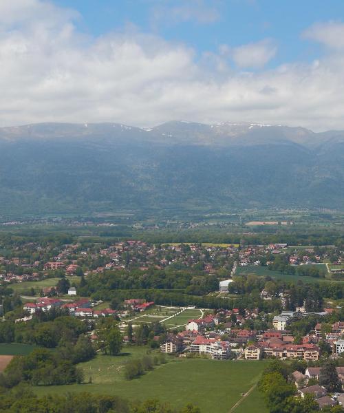 A beautiful view of Ferney-Voltaire